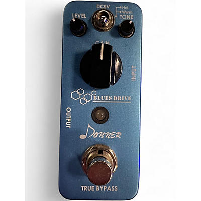 Used Donner Blues Drive Effect Pedal