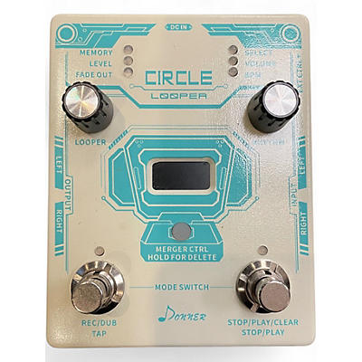 Used Donner Circle Looper and Drum Machine Pedal