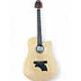 Used Donner DAD-110C BARITONE Natural Acoustic Guitar Natural