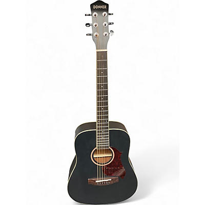 Used Donner DAG-1MB Black Acoustic Guitar