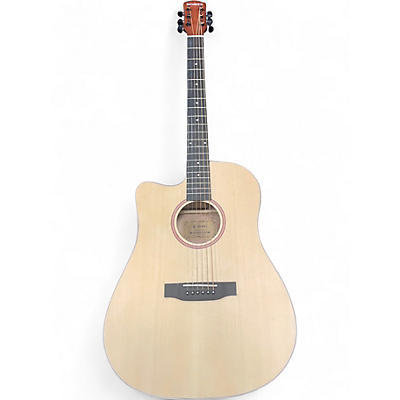 Used Donner DAG1CL Natural Acoustic Guitar
