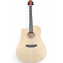 Used Donner DAG1CL Natural Acoustic Guitar Natural