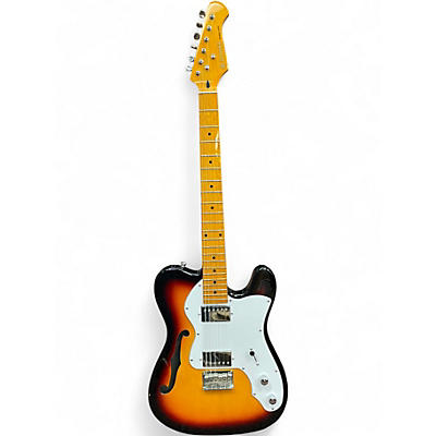 Used Donner DESIGNER SERIES DJC-1000 Sunburst Solid Body Electric Guitar