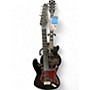 Used Donner DESIGNER SERIES STRATOCASTER STYLE Black Solid Body Electric Guitar Black