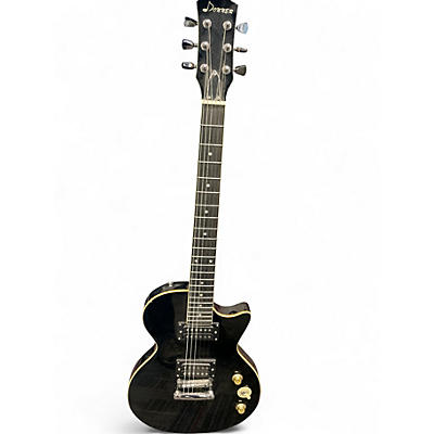 Used Donner DLP-124 Black Solid Body Electric Guitar