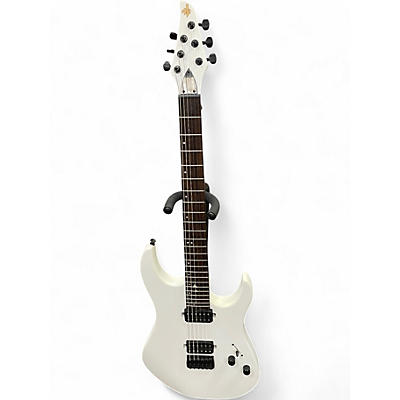 Used Donner DMT 100 Classic White Solid Body Electric Guitar