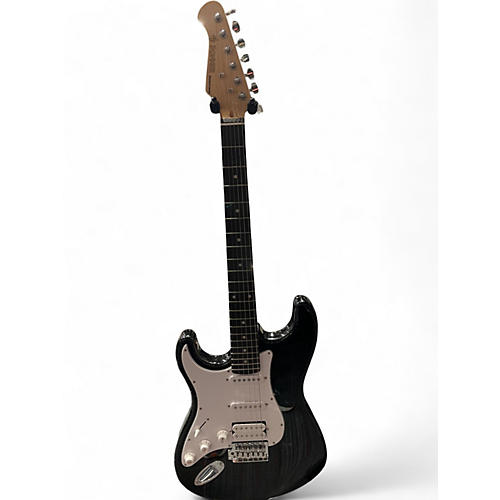 Used Donner DST-100 BLACK Solid Body Electric Guitar BLACK