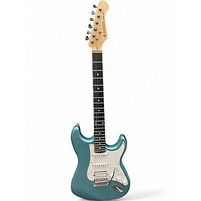 Used Donner DST-100T Lake Placid Blue Solid Body Electric Guitar