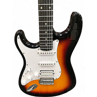 Used Donner DTC100SLH 3 Tone Sunburst Electric Guitar