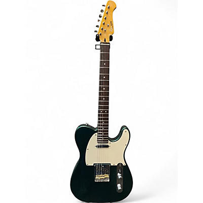 Used Donner DTL600 Sherwood Green Metallic Solid Body Electric Guitar