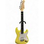 Used Donner Designer Series Yellow Solid Body Electric Guitar Yellow