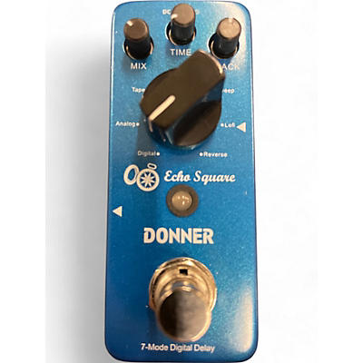 Donner Used Donner ECHO SQUARE DELAY Effect Pedal