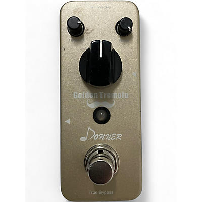 Used Donner GOLDEN TREMOLO Effect Pedal