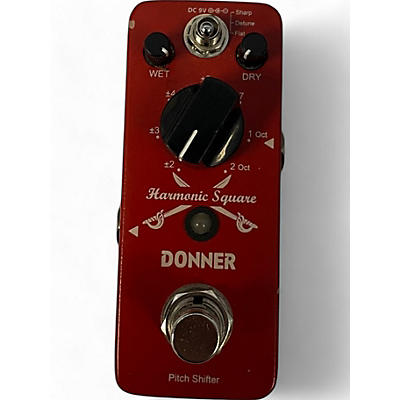 Donner Used Donner HARMONIC SQUARE PITCH SHIFTER Effect Pedal