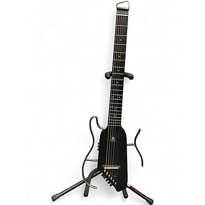 Used Donner HUSH-1 Black Acoustic Electric Guitar