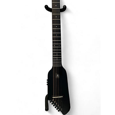 Used Donner HUSH-1 Black Acoustic Guitar
