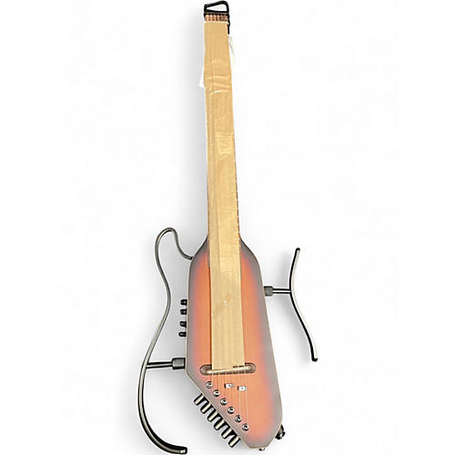 Used Donner HUSH 1 PRO 2 Tone Sunburst Acoustic Electric Guitar 2 Tone Sunburst