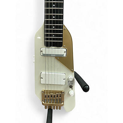 Used Donner HUSH X Pro White Electric Guitar