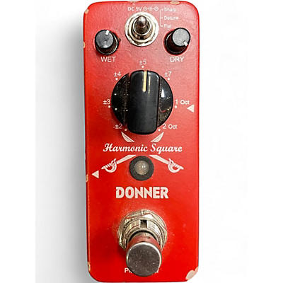 Used Donner Harmonic Square Pitch Shifter Effect Pedal