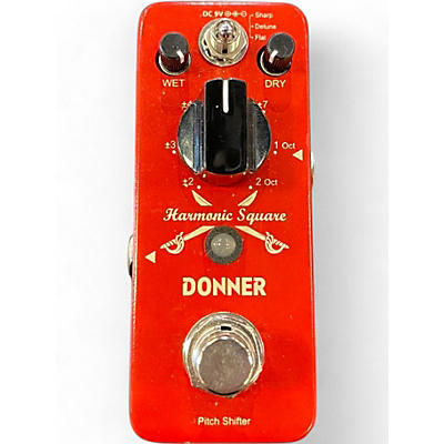 Used Donner Harmonic Square Pitch Shifter Effect Pedal