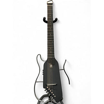 Used Donner Hush-1 Black Acoustic Electric Guitar
