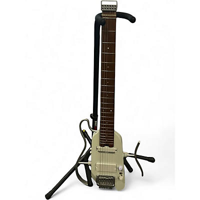 Used Donner Hush-X Pro White Electric Guitar