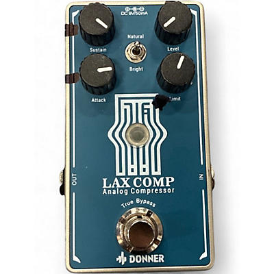 Used Donner LAX COMP ANALOG COMPRESSOR Effect Pedal
