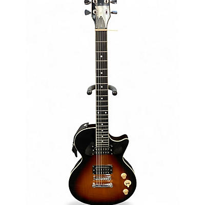 Used Donner LES PAUL 2 Color Sunburst Solid Body Electric Guitar