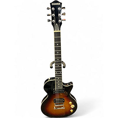 Used Donner LES PAUL Sunburst Solid Body Electric Guitar