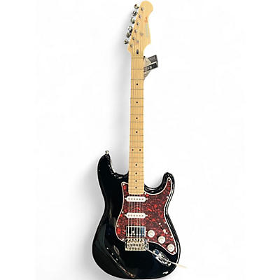 Used Donner S-Style Black Solid Body Electric Guitar
