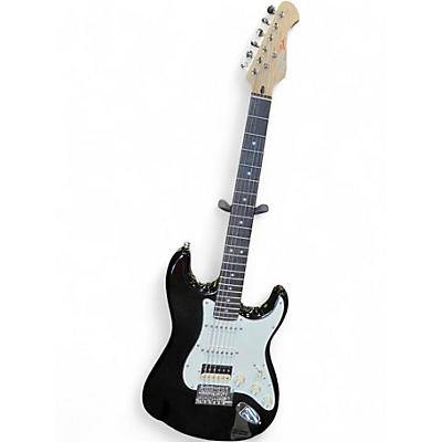 Used Donner SEEKER SERIES BLACK Solid Body Electric Guitar