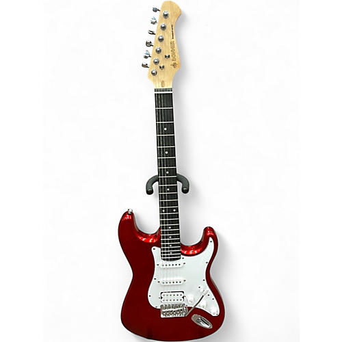 Used Donner STANDARD SERIES CHERRY RED Solid Body Electric Guitar CHERRY RED