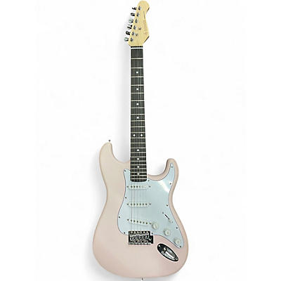 Used Donner STANDARD SERIES LATEX PINK Solid Body Electric Guitar