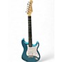 Used Donner STANDARD SERIES Metallic Aqua Marine Solid Body Electric Guitar Metallic Aqua Marine