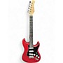 Used Donner STANDARD SERIES STRAT Red Solid Body Electric Guitar Red