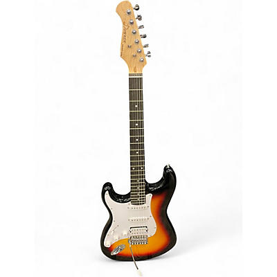 Used Donner STANDARD SERIES SUNBURST Solid Body Electric Guitar