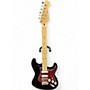 Used Donner Seeker Black Solid Body Electric Guitar Black