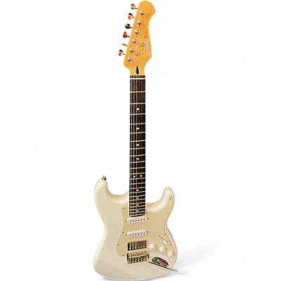 Used Donner Seeker White Solid Body Electric Guitar