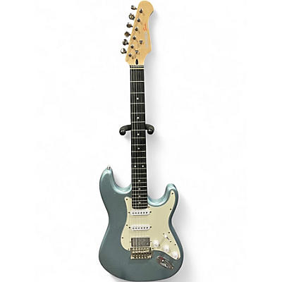 Used Donner Seeker  teal Solid Body Electric Guitar
