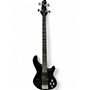 Used Donner Standard Black Electric Bass Guitar Black