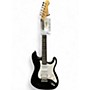 Used Donner Standard S-Style Black Solid Body Electric Guitar Black