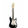 Used Donner Standard Series Black Solid Body Electric Guitar Black