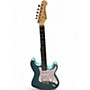 Used Donner Stratocaster HSS Metallic Aqua Marine Solid Body Electric Guitar Metallic Aqua Marine