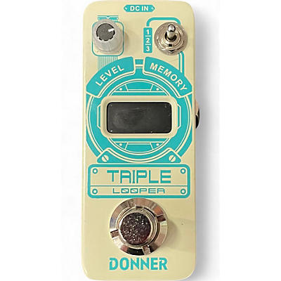 Used Donner TRIPLE LOOPER Pedal