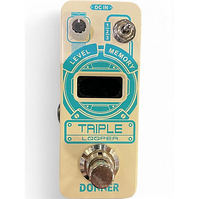 Used Donner TRIPLE LOOPER Pedal