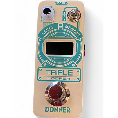 Used Donner TRIPLE LOOPER Pedal