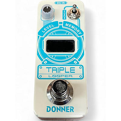 Used Donner TRIPLE LOOPER Pedal