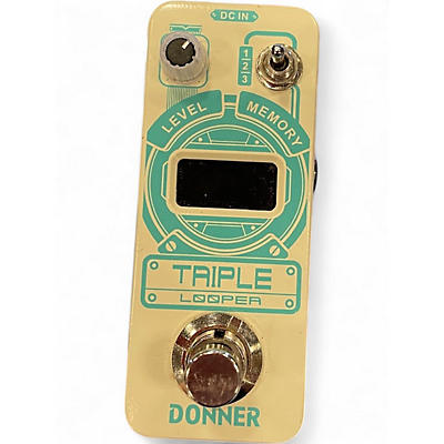 Used Donner TRIPLE LOOPER Pedal