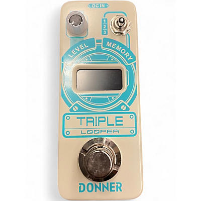 Used Donner TRIPLE LOOPER Pedal