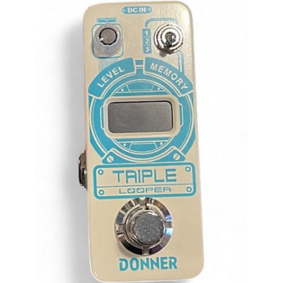 Used Donner TRIPLE LOOPER Pedal